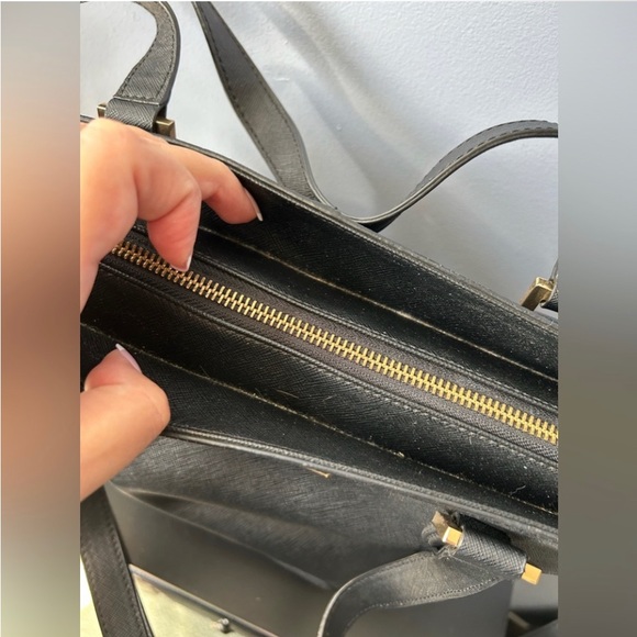 EUC DKNY Saffiano Tote w/ Crossbody Strap - Picture 11 of 15